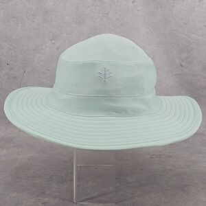 Coolibar Kid's Youth Surfs Up Bucket Light Green Hat S / M Outdoor Wear UPF‎ 50+